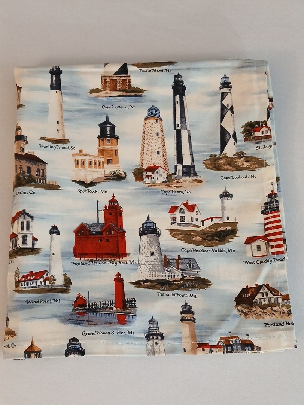 Lighthouse Tablecloth Handmade